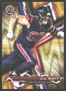 J.J. WATT 2023 TOPPS COMPOSITE RESURGENCE GOLD POWER SURGE #93 31/50 HOUSTON - Picture 1 of 3