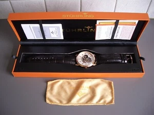 STUHRLING ORIGINAL CAL.ST-90050 AUTOMATIC WATCH – 20 JEWELS – NEW/BOXED - Picture 1 of 22
