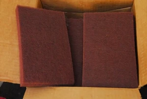 Polierpads 6x9 Zoll rot sehr fein 10er Pack - Bild 1 von 2