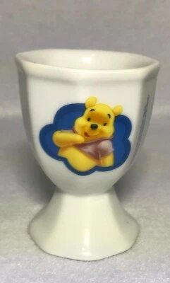 Disney Collectable Winny the Pooh and Piglet Egg Cup, Porcelain Very Good Cond - image 1 of 4