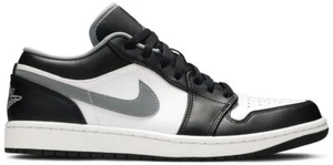 ✓FREE SHIPPING Jordan 1 Low Black White Grey US4Y/US5.5W - Picture 1 of 1