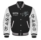 Led Zeppelin United States tour 1977 Varsity jacket wool body leather sleeves