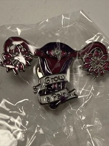 Cultiver une paire de broches imprimées revers féministe épingle médicale insigne émail utérin B11CB - Photo 1/4