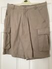 Mens 34 Inch Waist Cargo Cotton Shorts From Plugg .