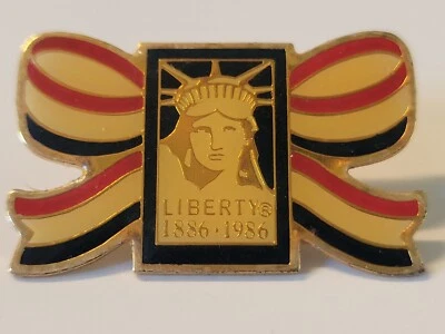 Prendedor vintage de la Estatua de la Libertad de Avon 1886-1986 rojo blanco y azul clásico patriótico Foto 1 de 3
