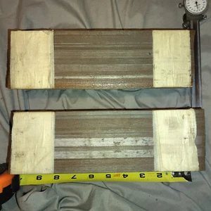 Rectangular Transformer lamination stacks lot of 2 -- 9 5/8" x 2 1/2" x 3" - Picture 1 of 8