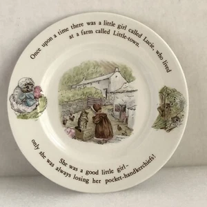 Wedgwood Of Etruria Barlaston Ceramic Plate Mrs Tiggy Winkle 7 In Beatrix Potter - Picture 1 of 3