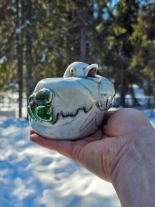 Rorstrand stoneware bird figurine by Henrik Allert vintage design Sweden 1960s - Picture 1 of 8