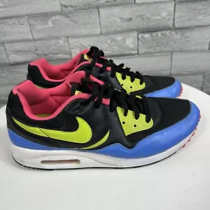 Nike Air Max Light Mens 11 Black Blue Neon Green 2007/08 Runners - Picture 1 of 9