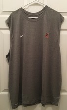 NWT Virginia UVA Cavaliers Basketball Team Issued Gray Nike Dri-Fit T-Shirt 3XL