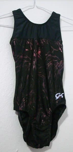 Gk leotardo CL ramas rojas nailon negro - Imagen 1 de 1