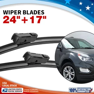 FOR 2018-2016 chevrolet Equinox 4 Door Front Windshield Wiper Blades 24"17" - Picture 1 of 12
