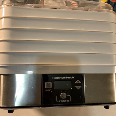 Desidratador de alimentos Hamilton Beach 32100A - Tampa rachada - Imagem 1 de 4