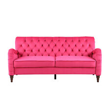 Chesterfield 3 Seater Sofa Bed Upholstered Soft Couch Settee Sofabed Sleeper