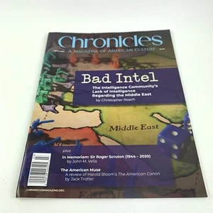 Chronicles March 2020 Magazine New Scruton Bad Intel American Culture - Imagen 1 de 8