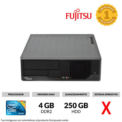 Ordenador Sobremesa Fujitsu Esprimo E7935 Intel Core 2 Duo 3,00ghz 4gb Ram 250gb • 45€