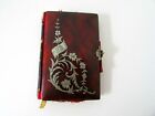 ANTIQUE FAUX TORTOISE SHELL LADIES SILVERPLATE METAL INLAY DANCE NOTEBOOK 