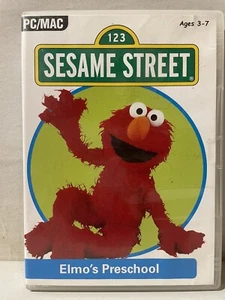 PC/MAC Sesame Street Elmo’s Preschool PC Game Ages 3-7 Sesame Workshop 2004 - Picture 1 of 4