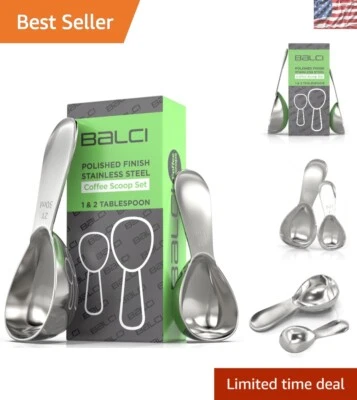 Cucharas medidoras compactas de café de 1 y 2 cucharadas - cabe en botes sin esfuerzo Foto 1 de 4