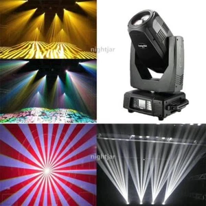 Luz de cabezal móvil 17R Sharpy 350W 3 en 1 doble prisma doble gobos iluminación de escenario - Imagen 1 de 11