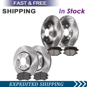 10X Front & Rear Brake Rotors and Pad for Town & Country Grand Caravan Journey - Foto 1 di 9