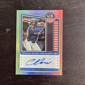 Chase Davis 2023 Panini USA Stars & Stripes auto Autograph /100 CARDINALS