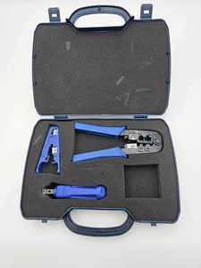 DataShark 70007 Ethernet Network Tool Kit w/RJ45 Crimp Tool, Stripper, Punchdown - Picture 1 of 6