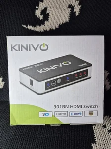 Kinvo 301bn Hdmi switch and Remote Full 1080 New - Picture 1 of 3