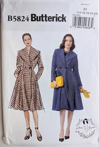 Butterick Sewing Pattern Women's Swing COAT B5824 Gertie 14-16-18-20-22 UNCUT - Picture 1 of 6