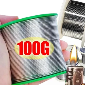 100 g Lötzinn Draht Kolophoniumkern kein sauberes Flussmittel 2,0 % Schmelzrolle Schweißen UK - Bild 1 von 6