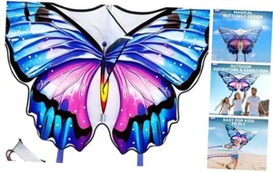 Butterfly Kites for Kids 4-8, 48.4"x34.2" Large Beach Kite Comes with 328.1Ft - Picture 1 of 7