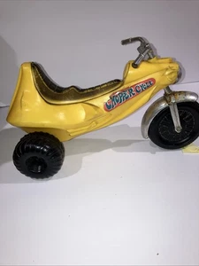 VINTAGE  ORIGINAL G.I. JOE 3 WHEEL CHOPPER CYCLE TRIKE IRWIN YELLOW BLACK “READ” - Picture 1 of 6