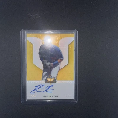 2017 Leaf Valiant Draft - Gold #BA-ER1 Edwin Rios 9/10  - Image 1 of 4