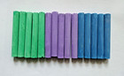 Kreide 15x Ulma bunt je 5x blau grün violett