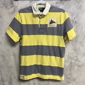 Polo Vintage Ralph Lauren Yacht Club Polo Shirt RLPC Personalizzata Vestibilità M 20,5x26 - Foto 1 di 11