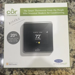 Smart Thermostat Carrier Cor7 TP-WEM01-A Color Work Apple HomeKit&  Used - Picture 1 of 7
