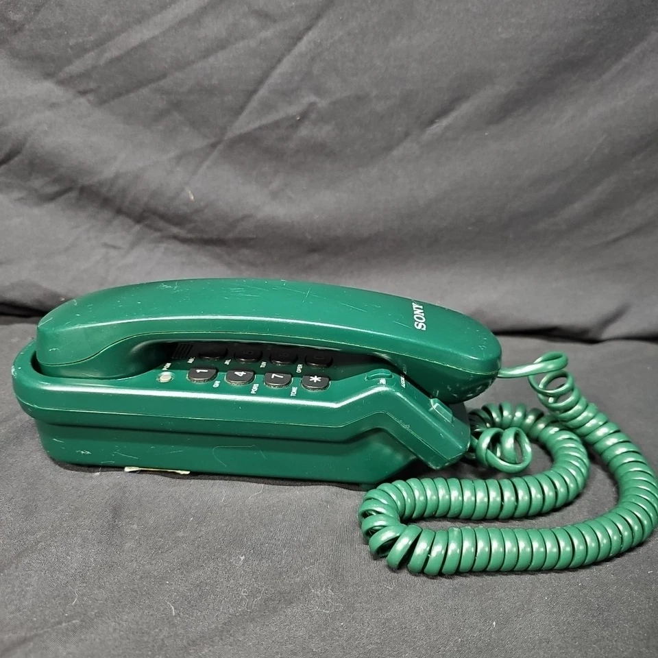Teléfono con cable/línea fija Sony IT-B3 de colección (VERDE)  Foto 1 de 4