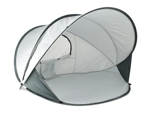 Deryan Luxus Pop Up XXL Strandzelt - Strandmuschel 155x133x95cm Silber Anti-UV - Bild 1 von 6