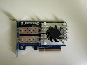 QNAP QXG-10G2SF-CX4 Dual-Port 10 GbE Netzwerk Erweiterungskarte SFP+ PCIe Low Prof - Bild 1 von 4