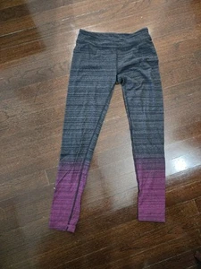 Sz 12 So Girls Black/Grey/Maroon Ombre Leggings - Picture 1 of 5