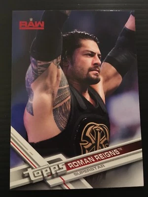WWE Roman Reigns 2017 TOPPS Then Now And Forever Superstar - Image 1 of 2
