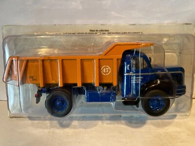BERLIET GLM 10 BENNE DE CHANTIER 1953 SCALE 1/43 IXO - Photo 1/3
