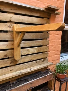 10 x Holz Sattelgestell/Ständer - Handarbeit rustikal Wandmontage stabil Tack Room Kit - Bild 1 von 5