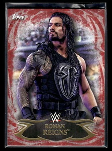 2015 Topps WWE Undisputed #14 Roman Reigns Red Mint+ New - Picture 1 of 2