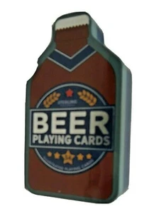 Campana y toque de queda estándar de lata de cerveza con cartas para jugar - Imagen 1 de 3