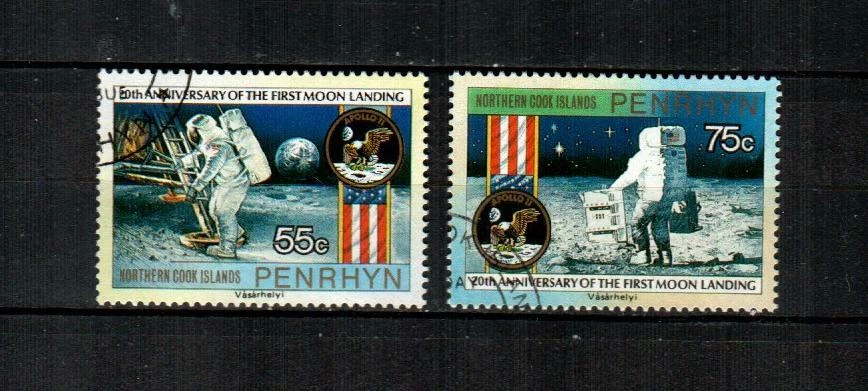 PENRHYN Scott's 374-75 Apollo 11 F/VF used ( 1989 )  - Image 1 of 1
