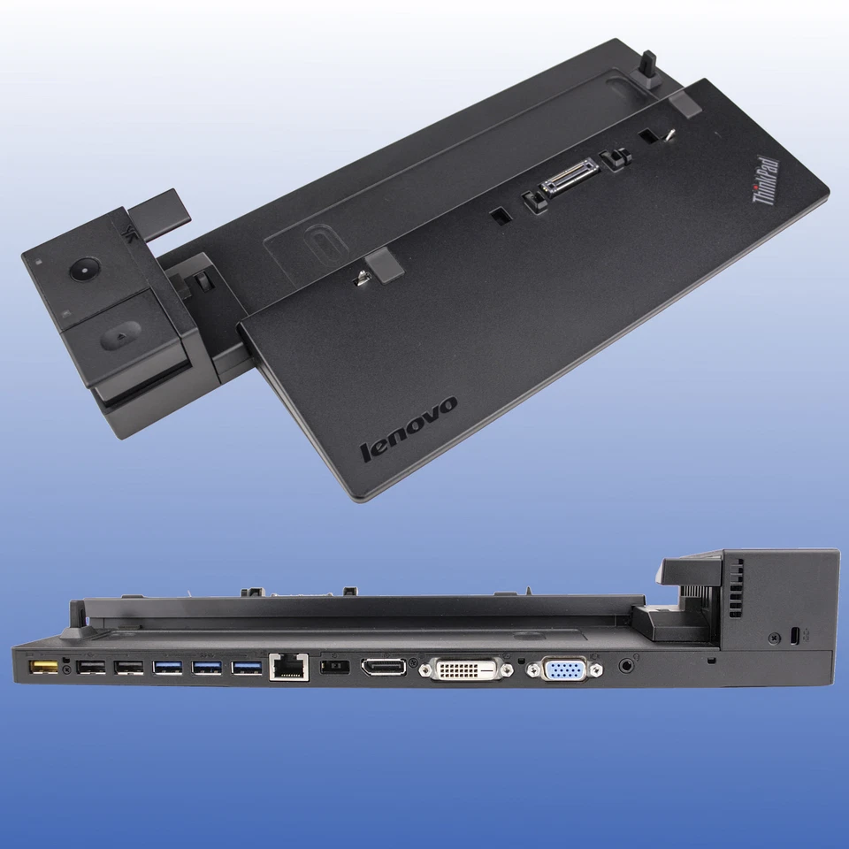 Lenovo ThinkPad ProDock Type 40A1 Dockingstation 04W3948 ohne Schlüssel für T560 - Bild 1 von 1
