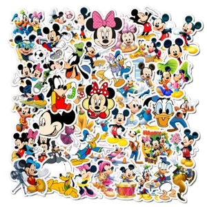 MICKEY MOUSE & FRIENDS Stickers Random Designs Labels Scrapbooking ST50 - Picture 1 of 2