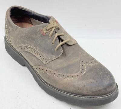 Zapatos para hombre Dunham By New Balance Revdare talla 10 D cuero marrón punta de ala Oxford Foto 1 de 4