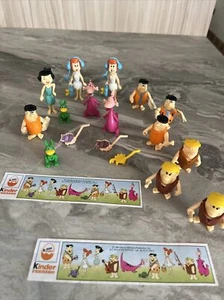 LOTTO KINDER COMPONIBILI I FLINTSTONES GLI ANTENATI con 2 Cartine - Foto 1 di 5